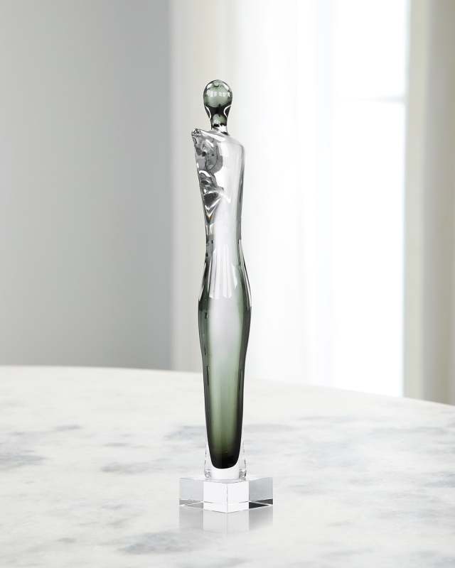 Glass Silhouette Sculpture, Large